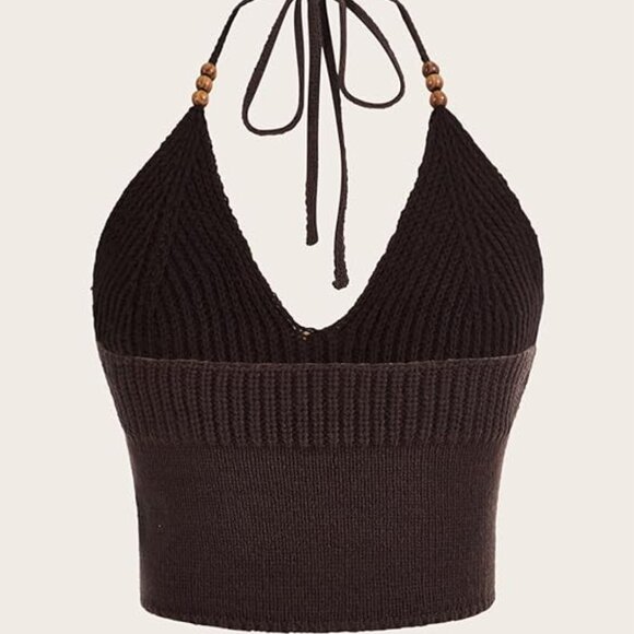 Women's Crop Halter Top - Picture 4 of 5